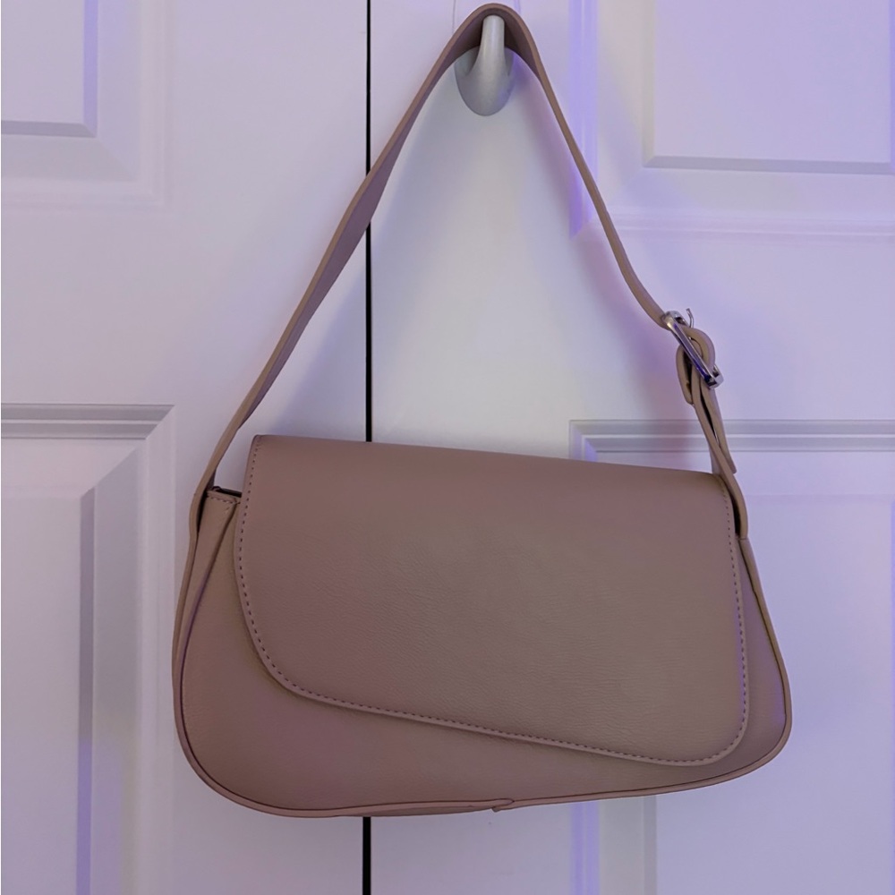 BCBGMaxAzria Classic Beige Shoulder Bag